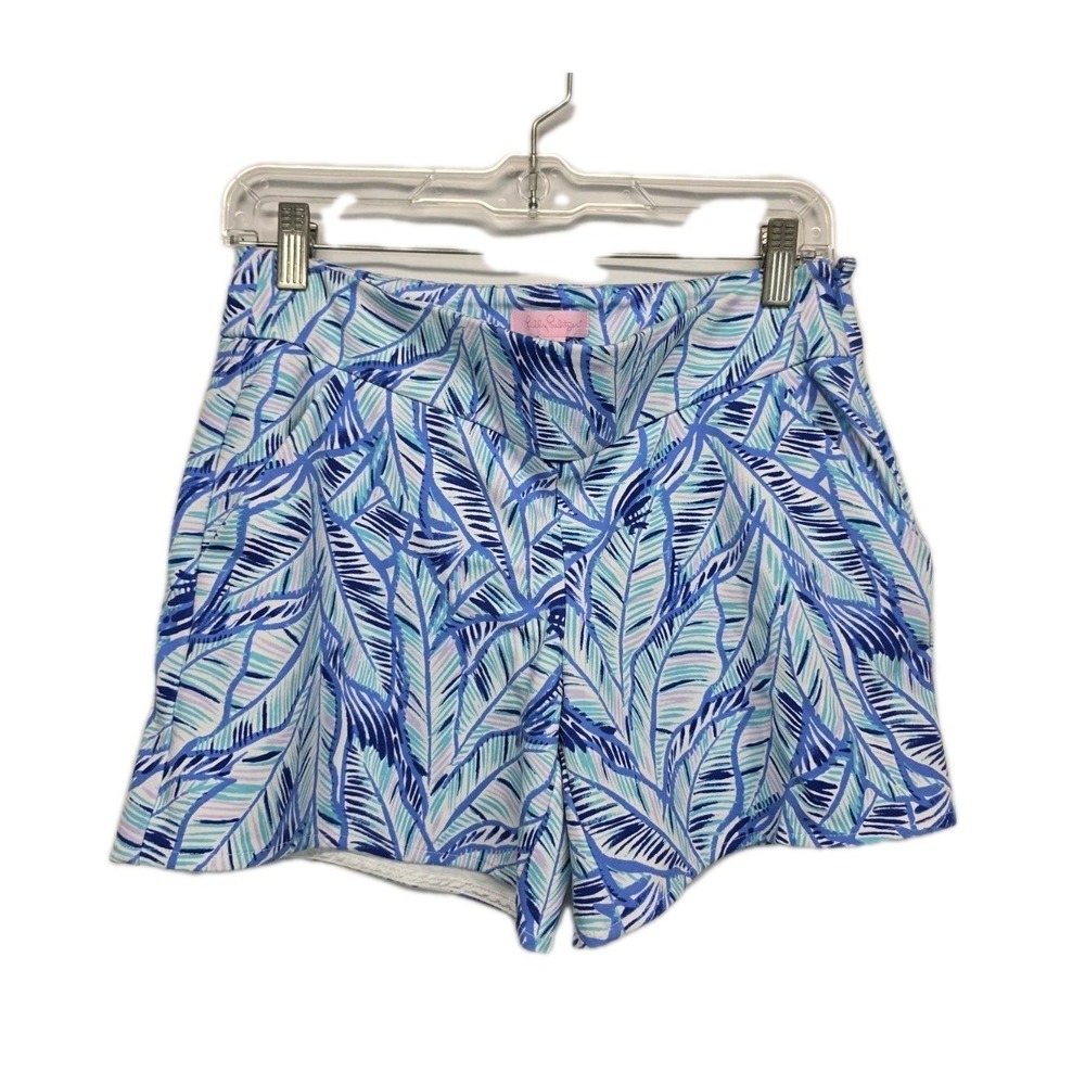 Lilly Pulitzer Shorts Womens Sz 2 Preppy Coastal Resortwear Makenna Stretch 3254